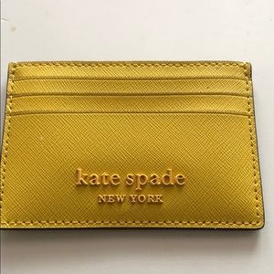 KATE SPADE CAMERON MONOGRAM CARD HOLDER